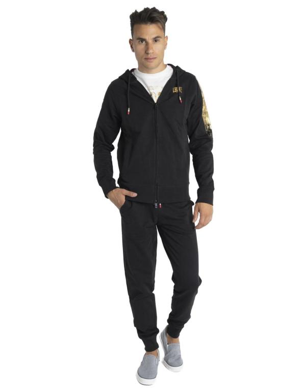 Man tracksuits Gold tricolor