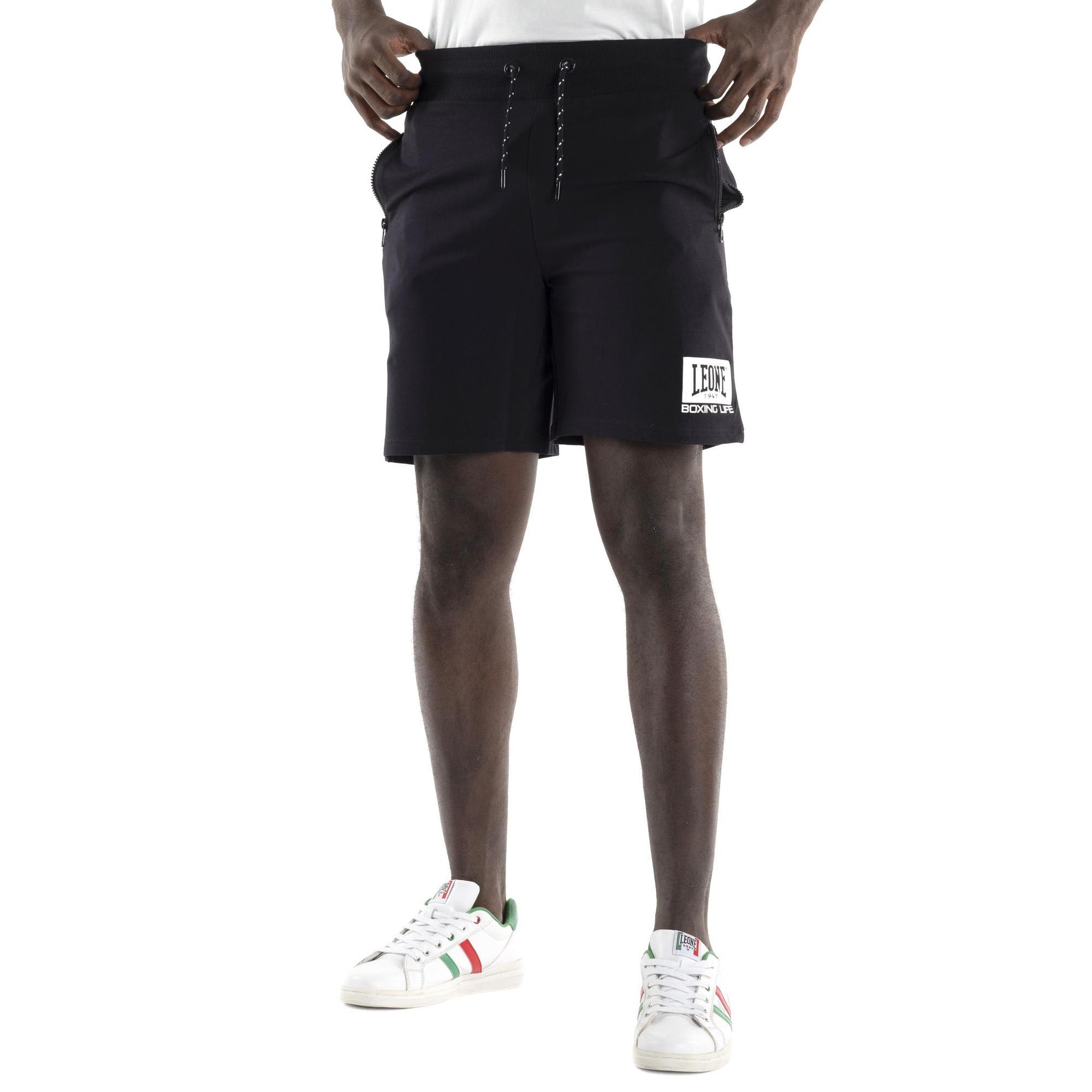 PANTALONCINO LEONE 1947 AB771 BASIC MMA MODA UOMO WHITE BRAS