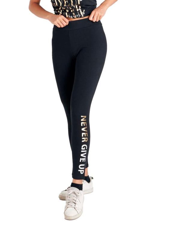 Woman leggings Never Give Up