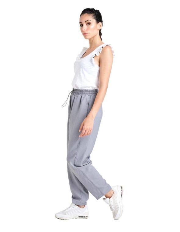 Pantaloni in satin da donna...