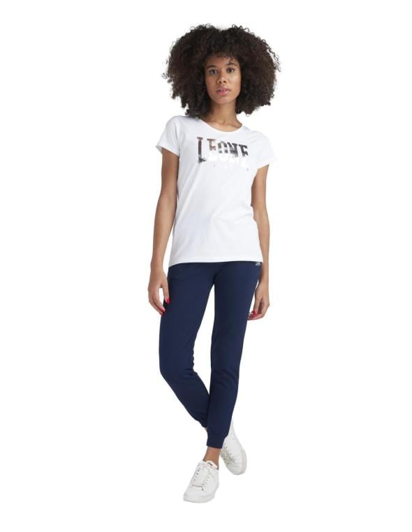 T-shirt maxi logo donna con... 2