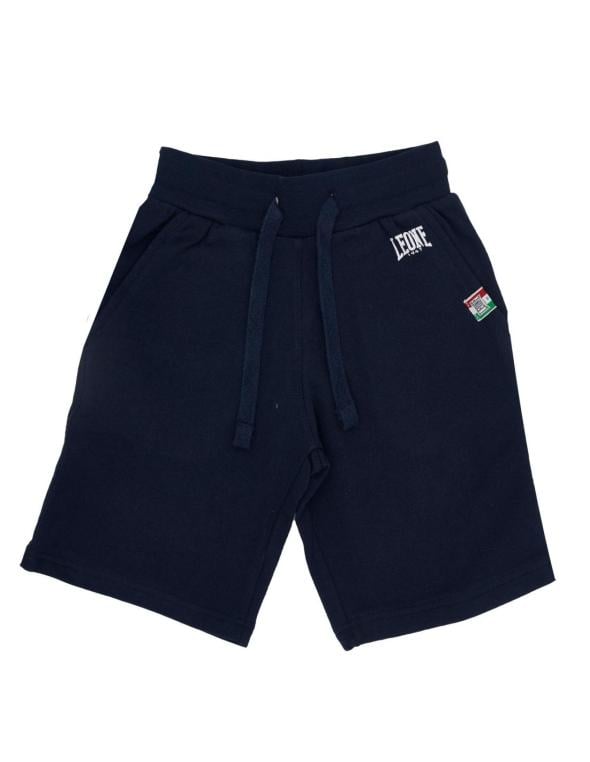 Bermuda in felpa con logo...
