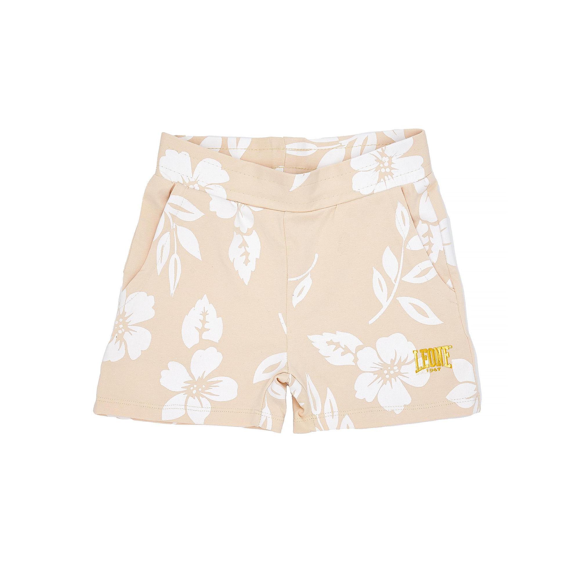 Pantaloncini floreali da bambina Chic Boxing