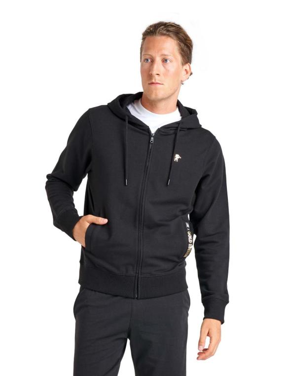 Man hoody full zip Gold...