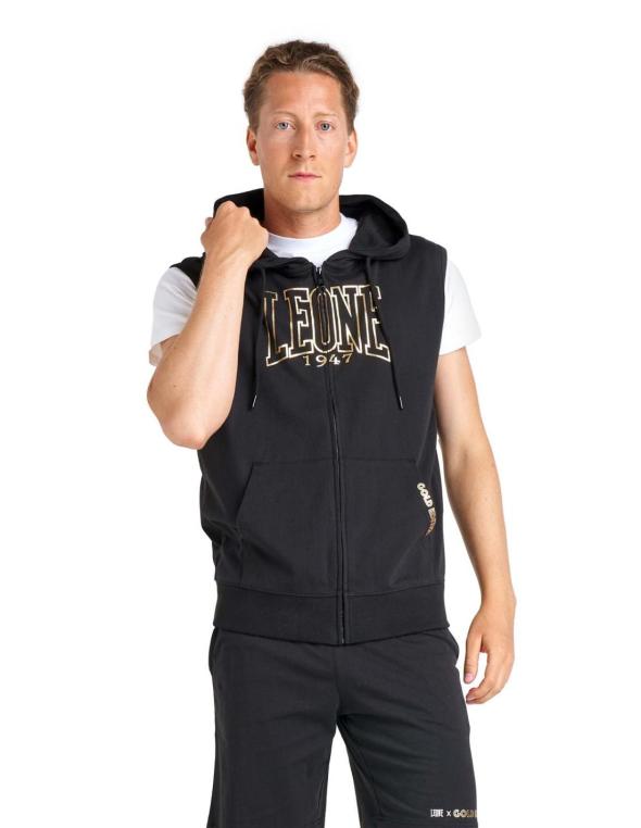 Man hoody sleveless Gold...