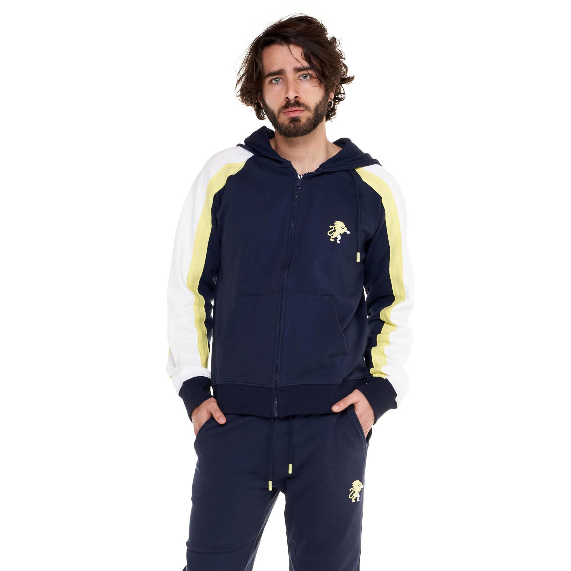 Tuta con cappuccio e zip da uomo New Sporty