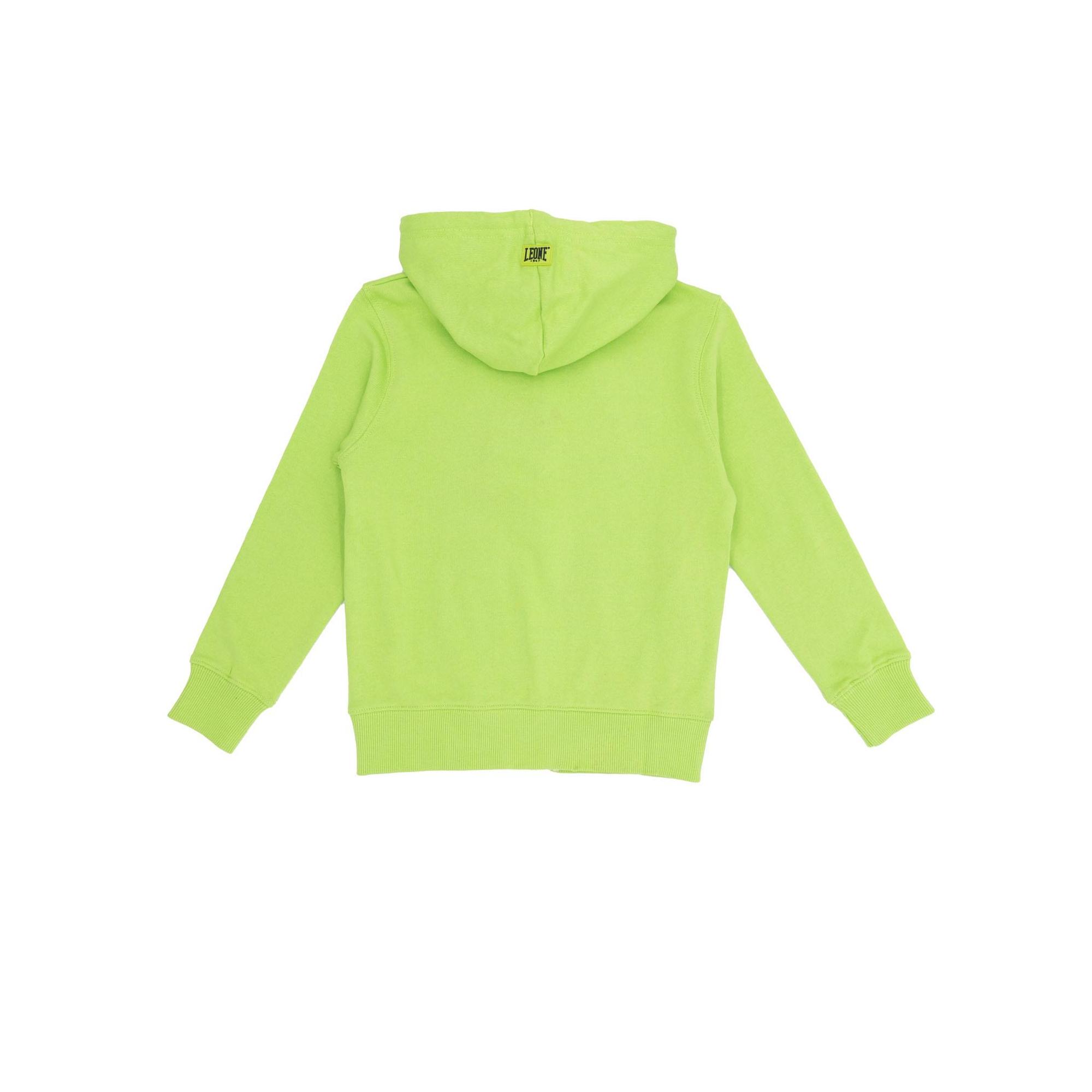 Sweat a store capuche fluo