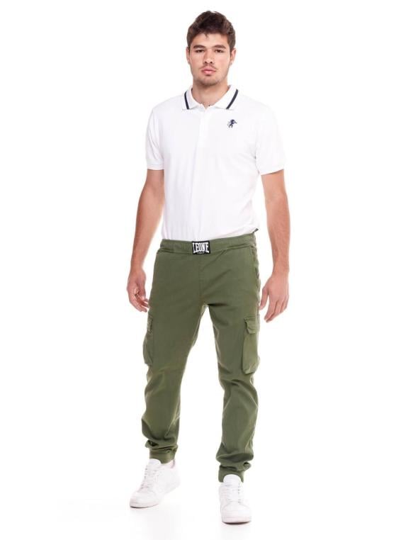 Pantaloni cargo con polsino... 2