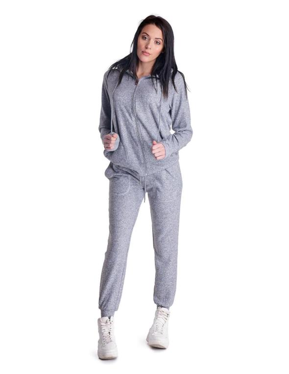 Woman hoody full zip Sequin