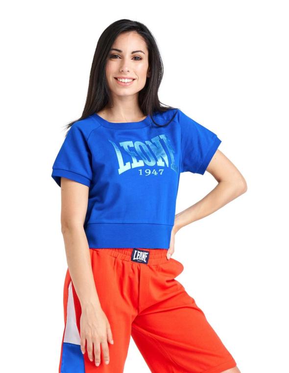 Woman crewneck short...