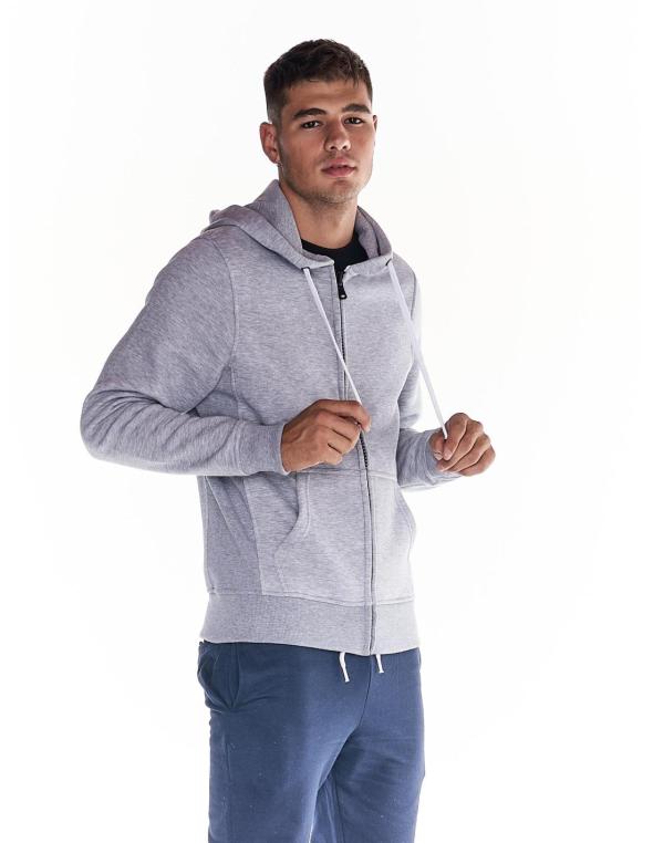 Man hoody full zip Heavy Basic