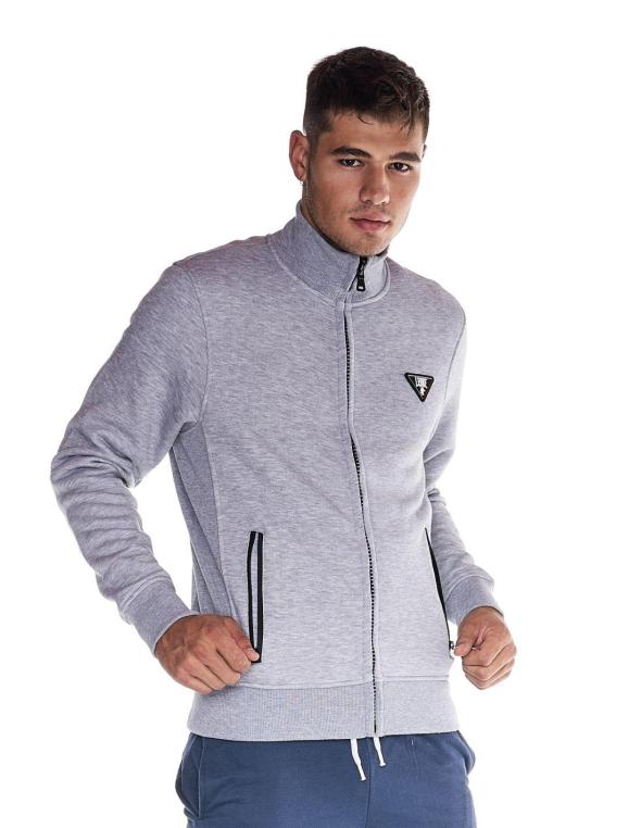 Felpa uomo full zip con...