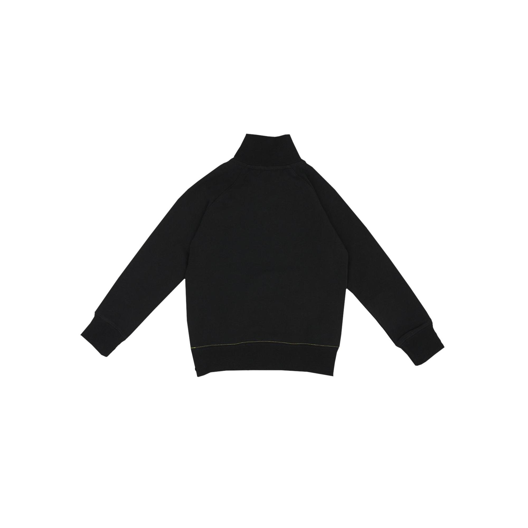 Felpa da bambino con colletto zip a met bicolor New Tape