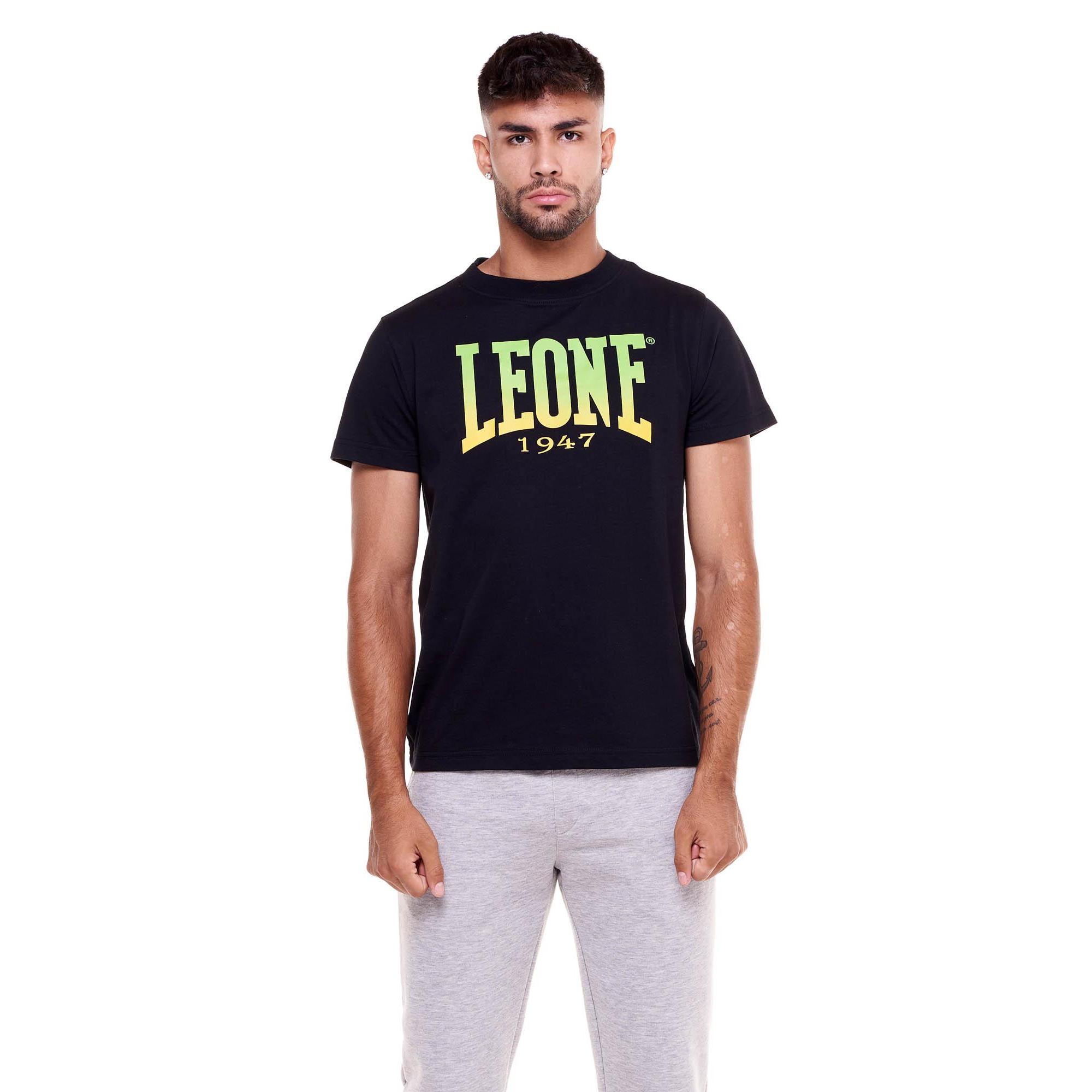 T shirt da uomo big logo Sporty Fluo