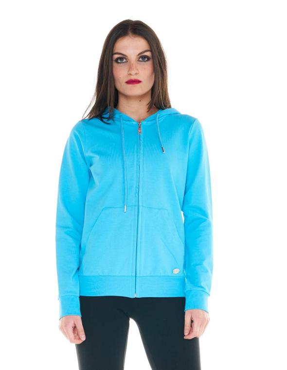 Woman hoody full zip Basic 2