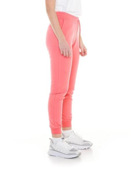 pantalon de jogging femme avec revers en bas de jambes gris pantalons femme