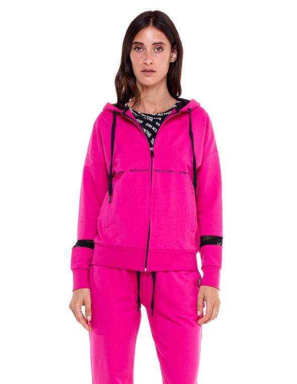 Woman hoody full zip Energy 2