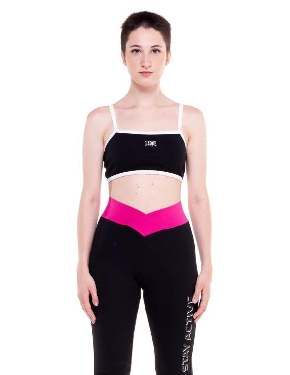 Woman rib top Black Boring 2