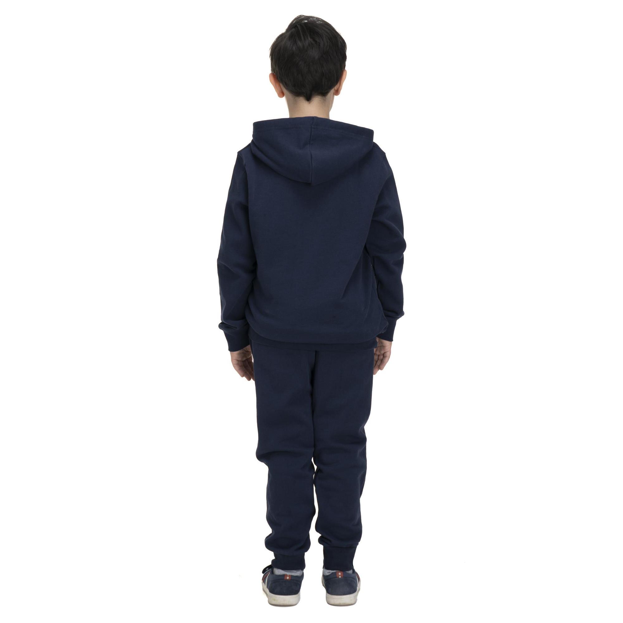 Tuta Sportiva Bambino 2 Pezzi - Felpa Con Tasca E Pantaloni Strisce - Foto 5