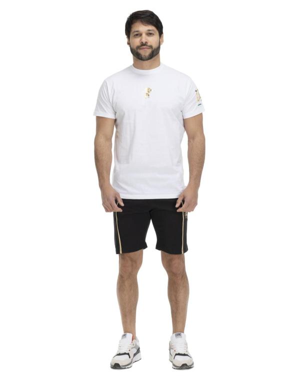 Man set t-shirt + bermuda Gold