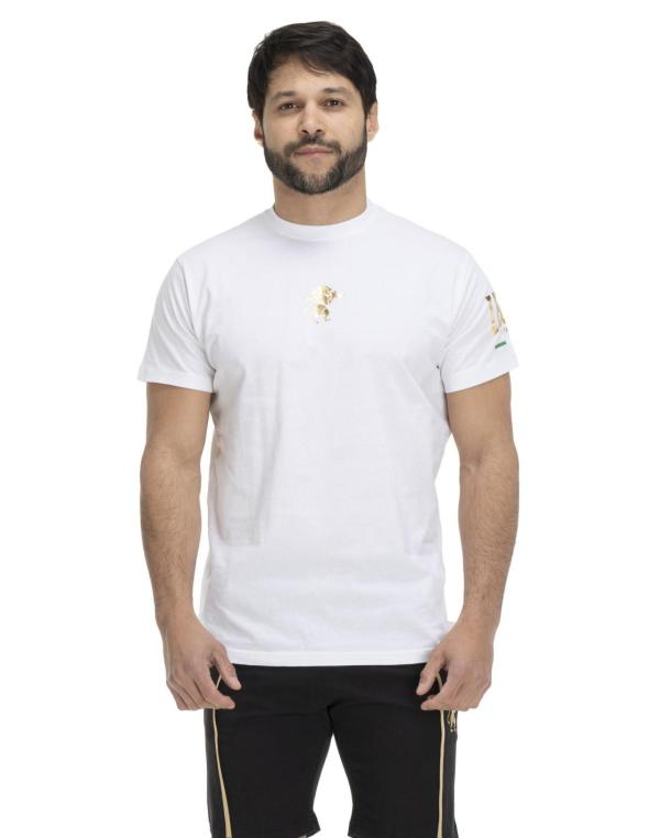 Man set t-shirt + bermuda Gold 2
