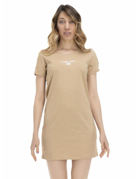 Woman maxi t-shirt Earth Tones
