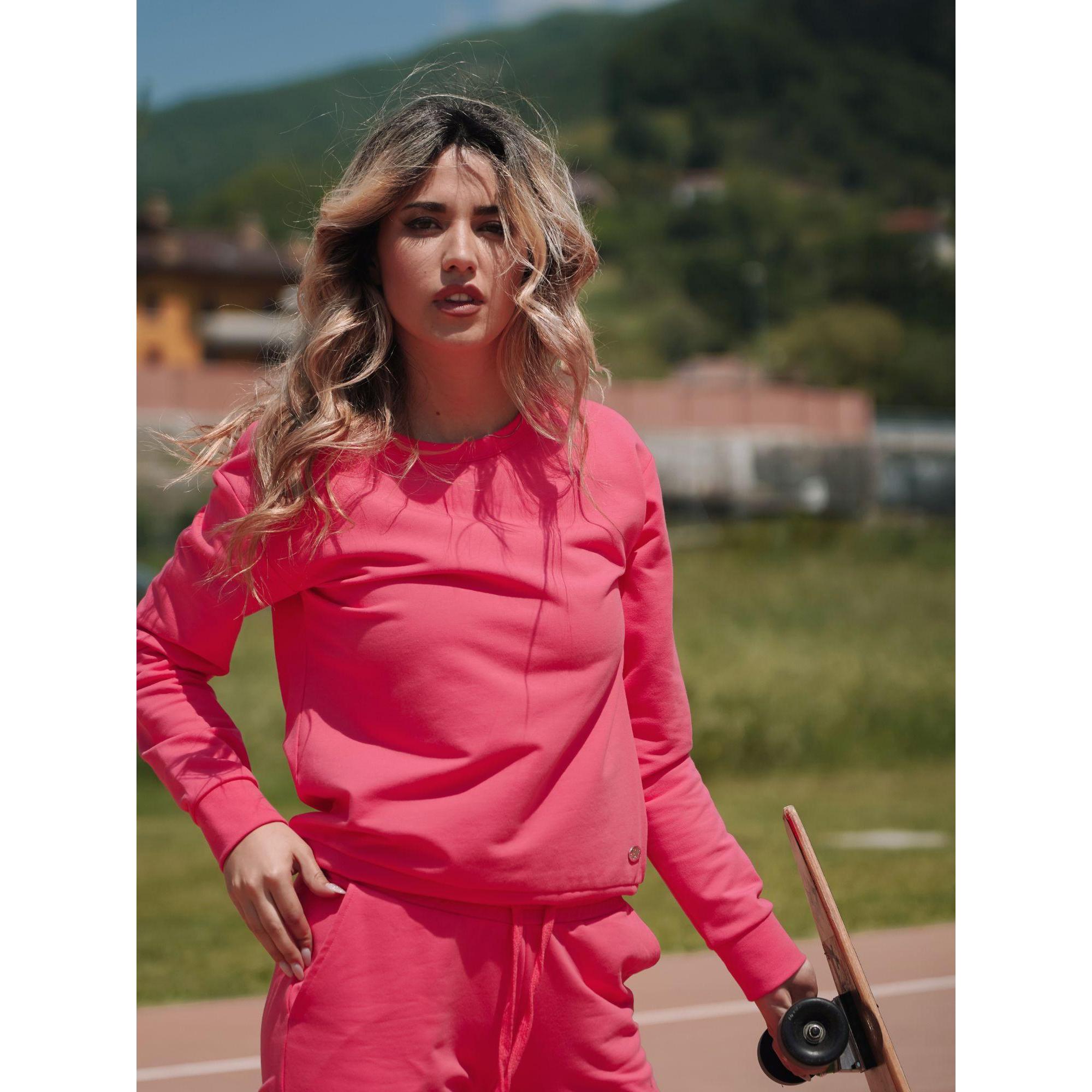 Felpa da donna girocollo Basic