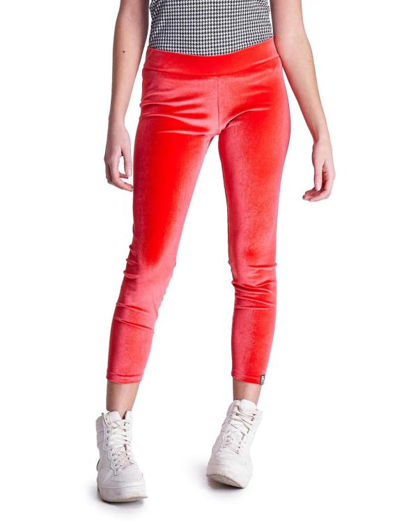 Woman velvet leggings College