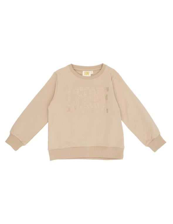 Chic Girl's Crew Neck Lion...