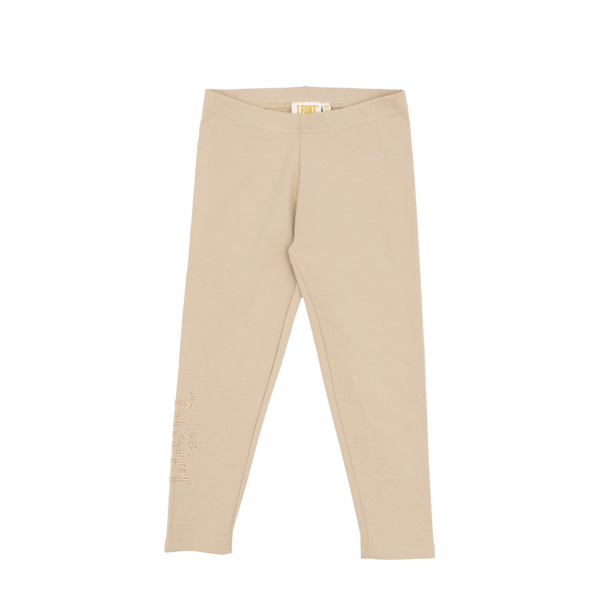Girls beige leggings sale