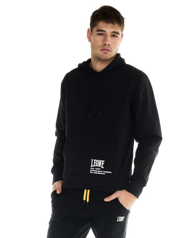 Man hoody sweatshirt over...