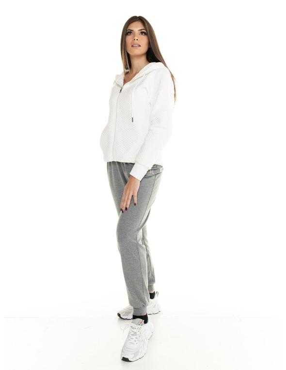 Woman crop hoody quilted... 2