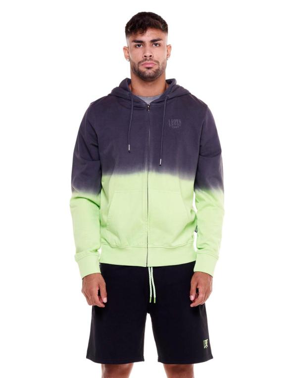 Man hoody full zip Indigo