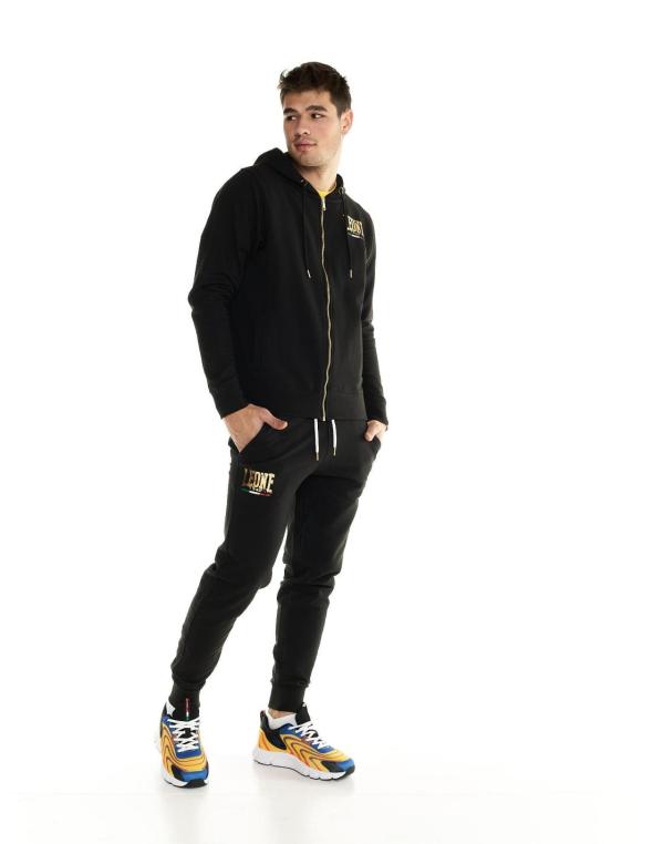 Man hoody full zip Gold 2