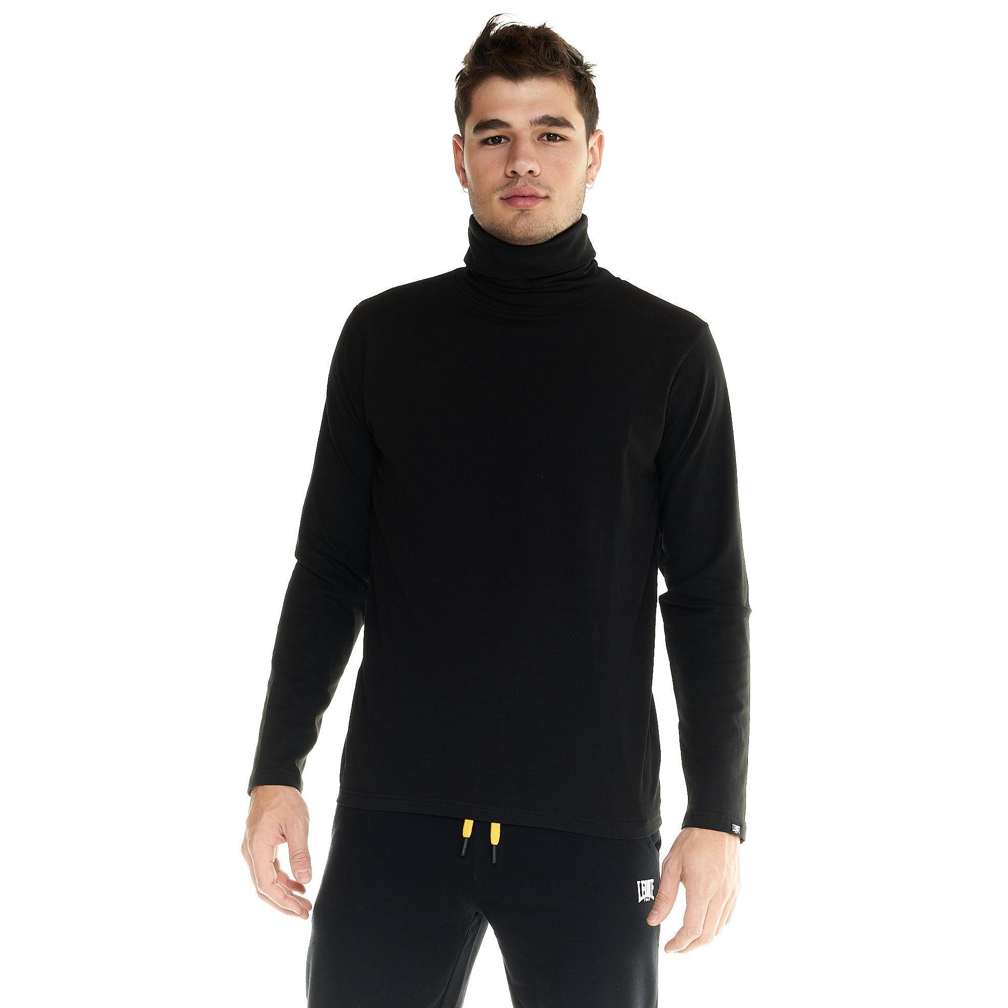 Man t shirt long sleeve high collar Urban