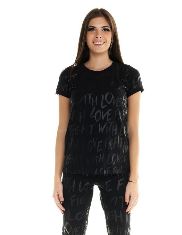T-shirt Leone donna con...
