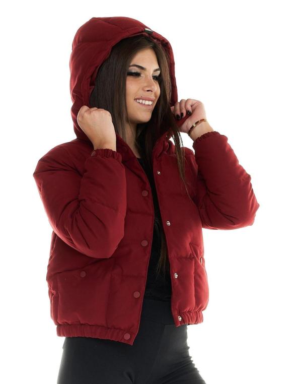 Piumino crop Leone donna...