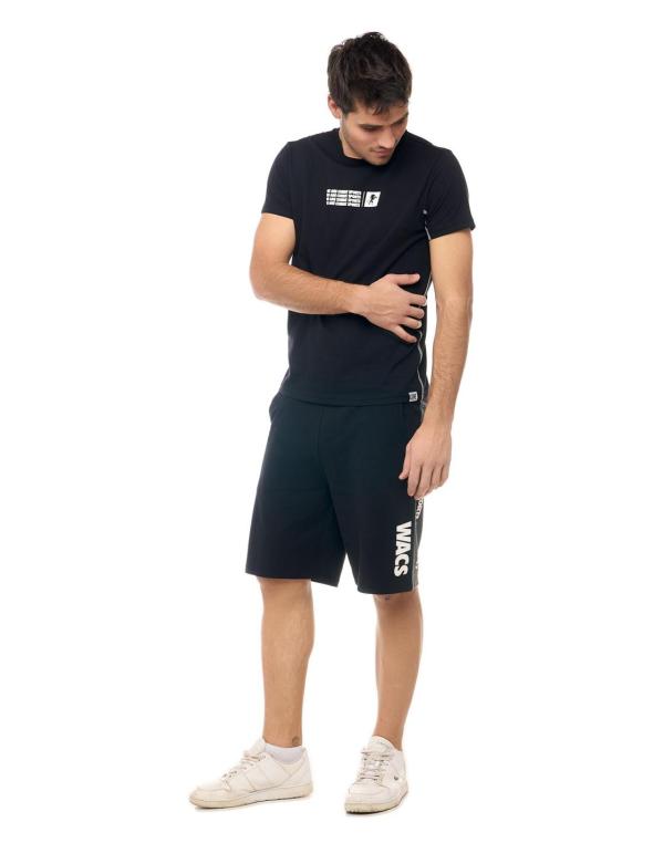 Man t-shirt short sleeves B&W 2