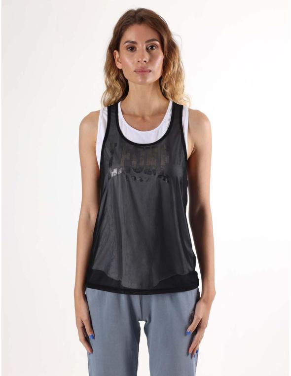 Woman tank mesh New basic