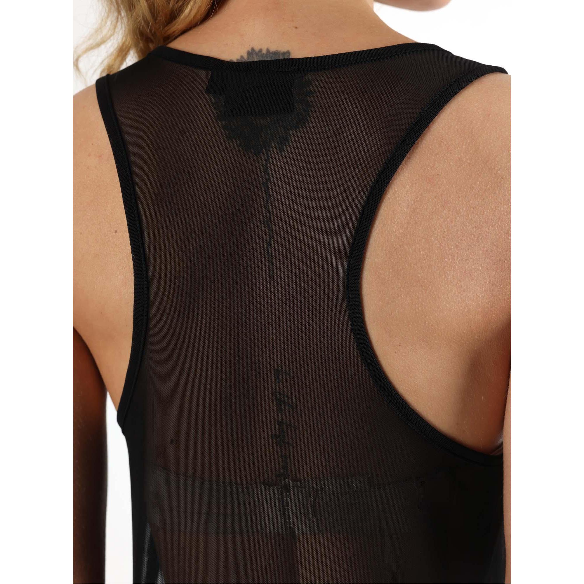 Debardeur femme transparent Leone Basic