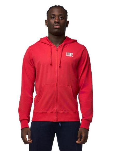 Felpa zip laterale uomo sales