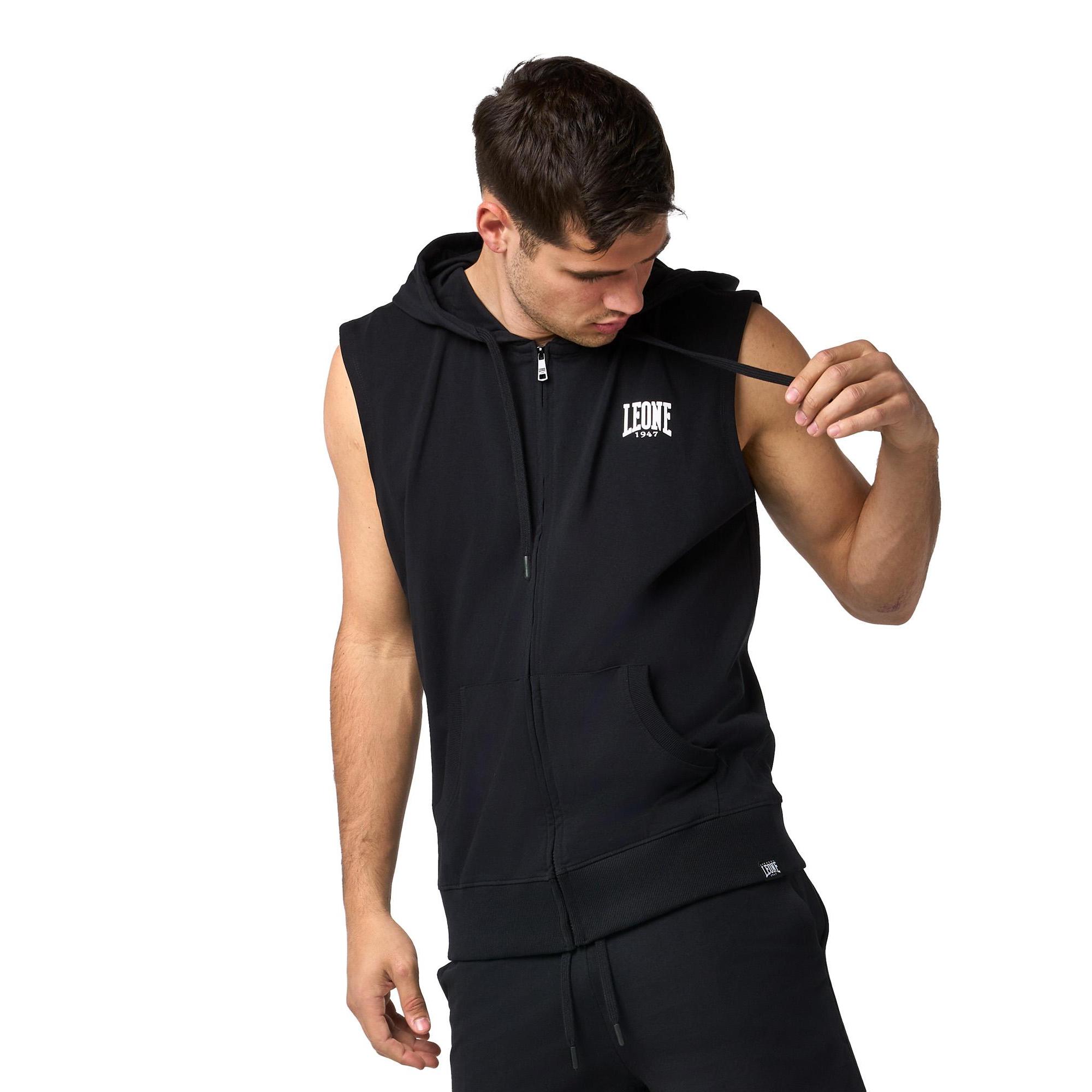QIFLY Gilet Da Uomo Top Da Uomo Senza Maniche Con Cappuccio Felpa Con Cappuccio Sport Gilet Senza Maniche T-shirt Athletic Training Muscolo Con Cappuccio Muscolo Bodybuilding Palestra Fitness Felpe - Foto 7