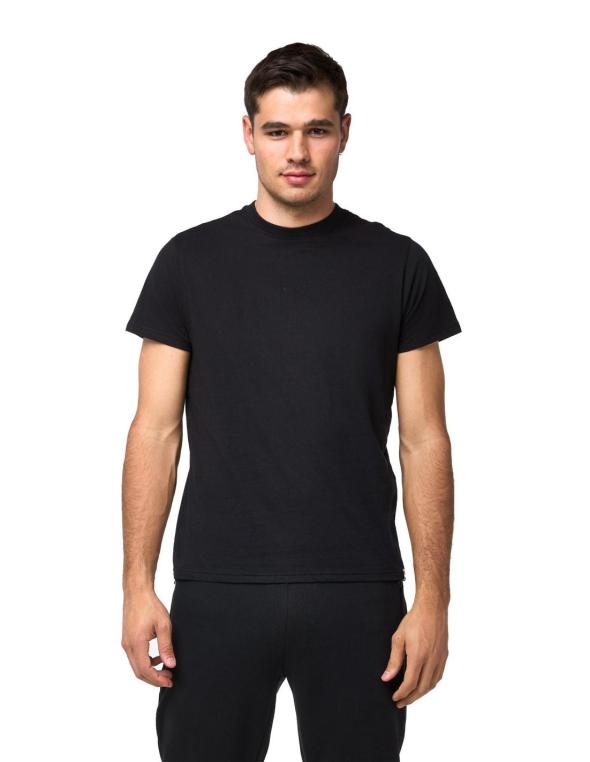 Man t-shirt short sleeves B&W 2