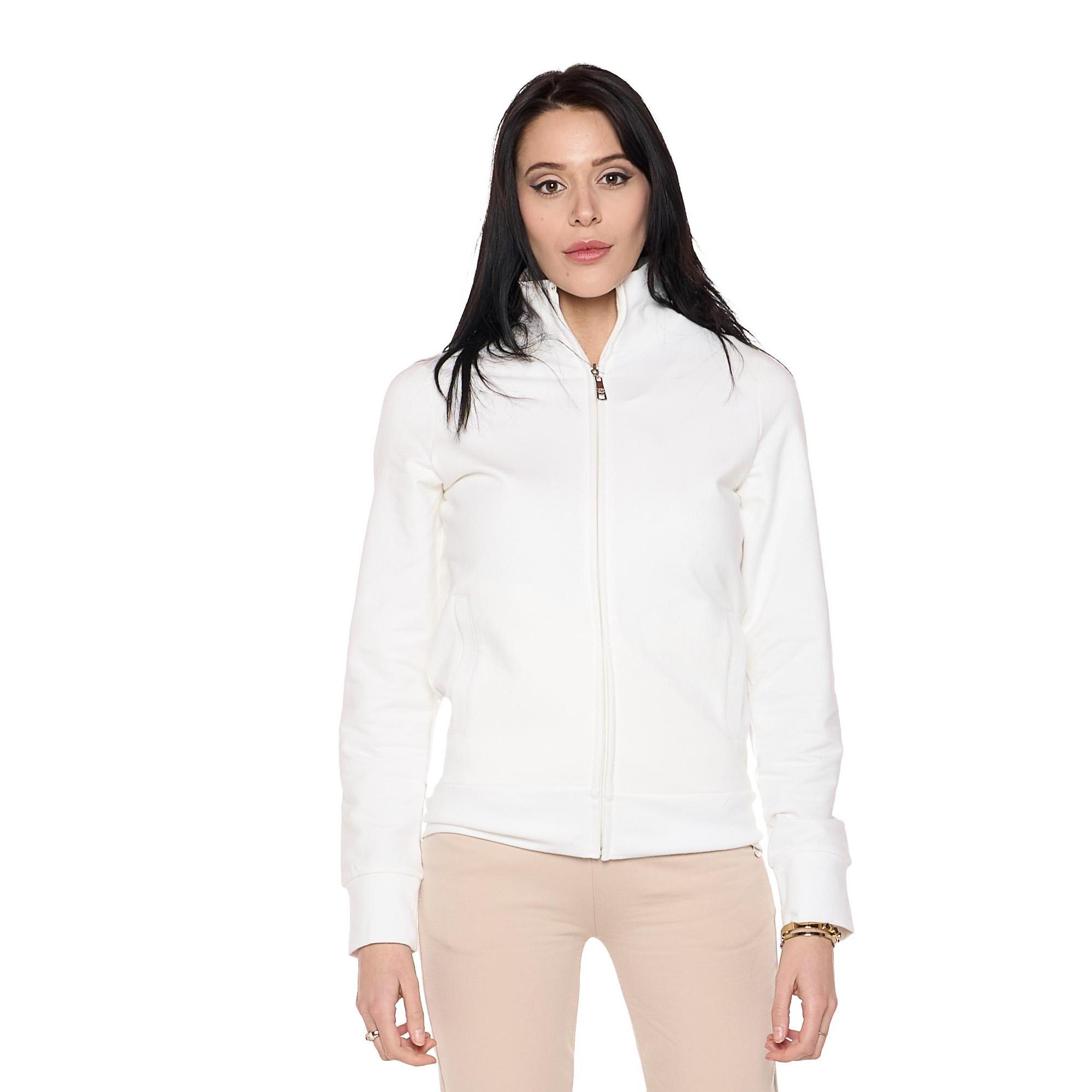 Felpa invernale da donna con colletto e full zip 
