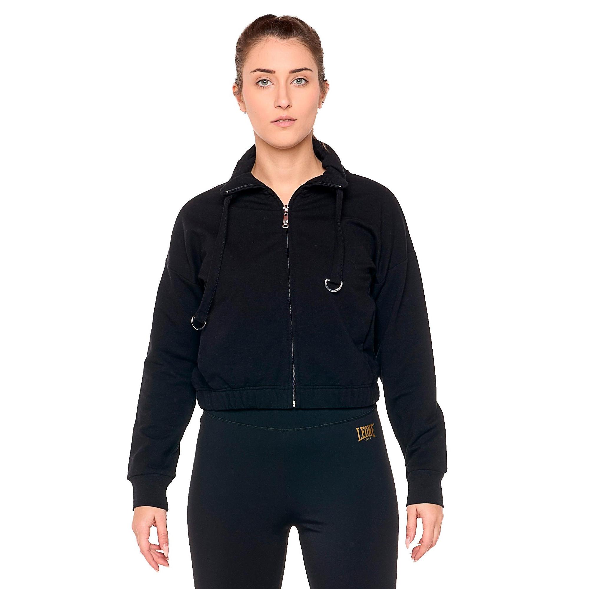 Felpa da donna invernale con colletto 