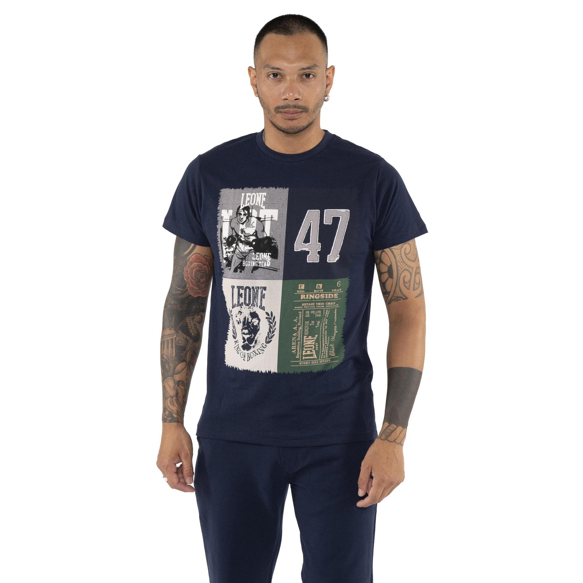 T shirt da uomo a maniche corte con stampe vintage Iconic Vintage