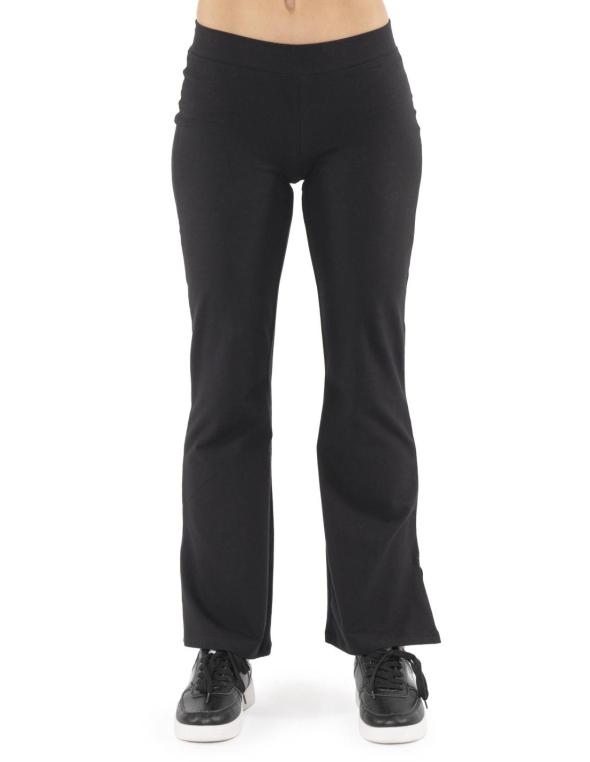 Woman leggings open hem...