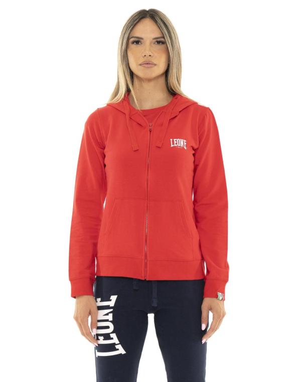 Woman hoody full zip Team Line