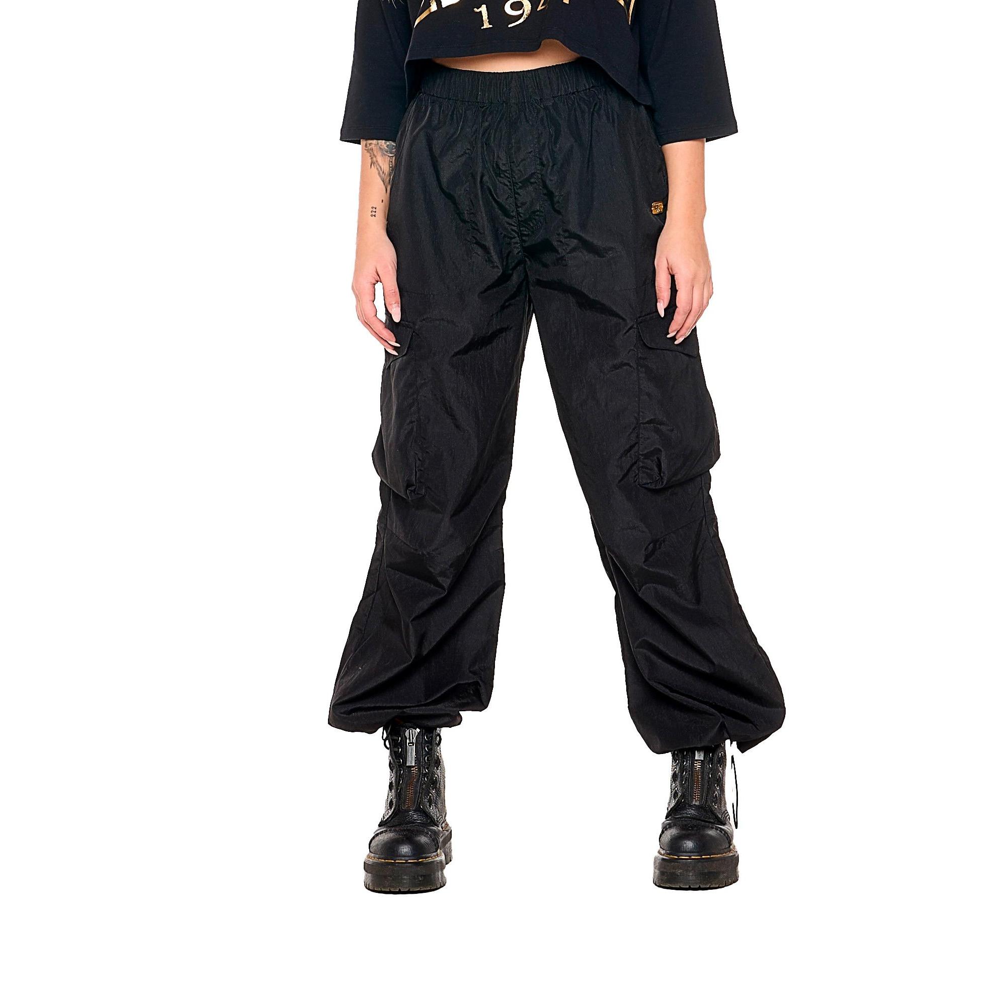 Pantalone cargo da donna in popeline Authentic Gold