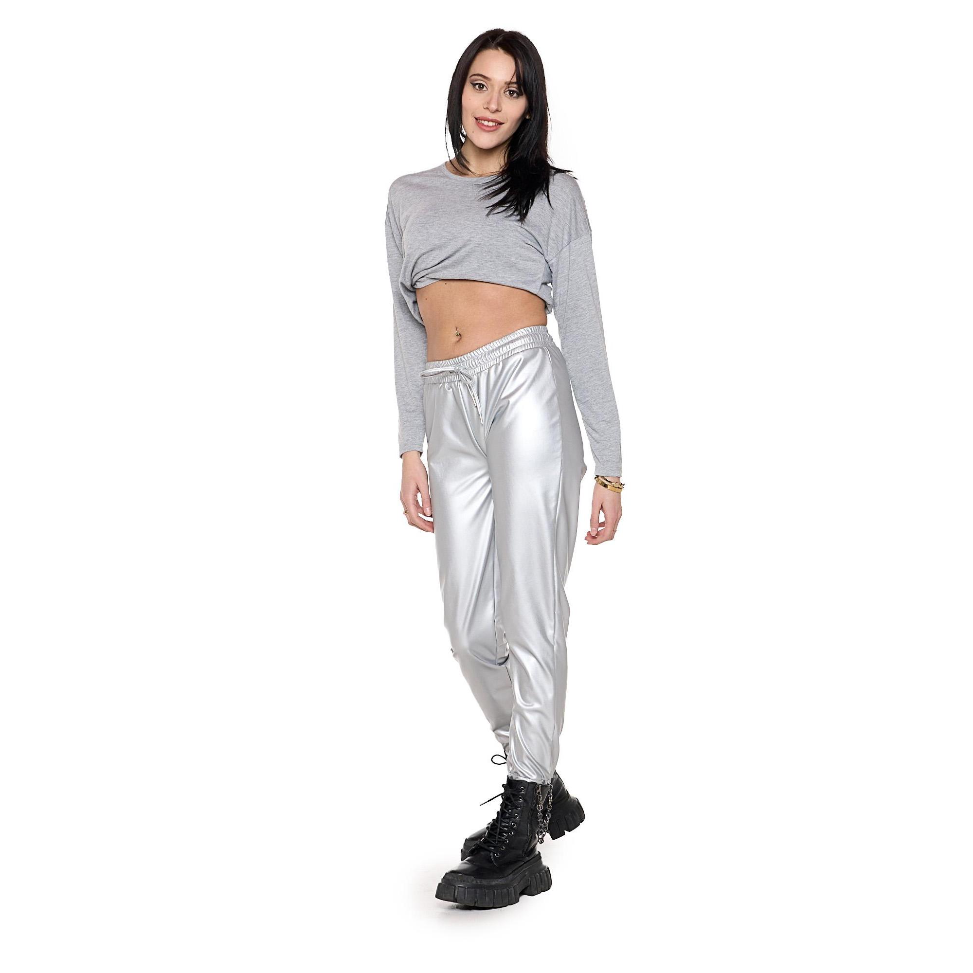 Woman fake leather Pearl
